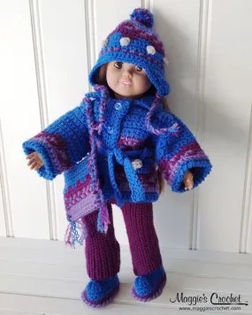 18" Doll Icelandic Ensemble Crochet Pattern