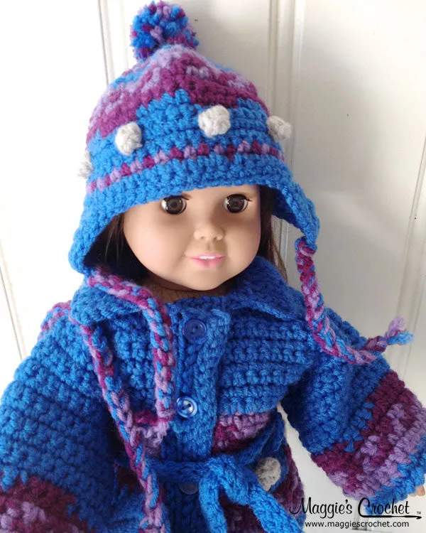 18" Doll Icelandic Ensemble Crochet Pattern