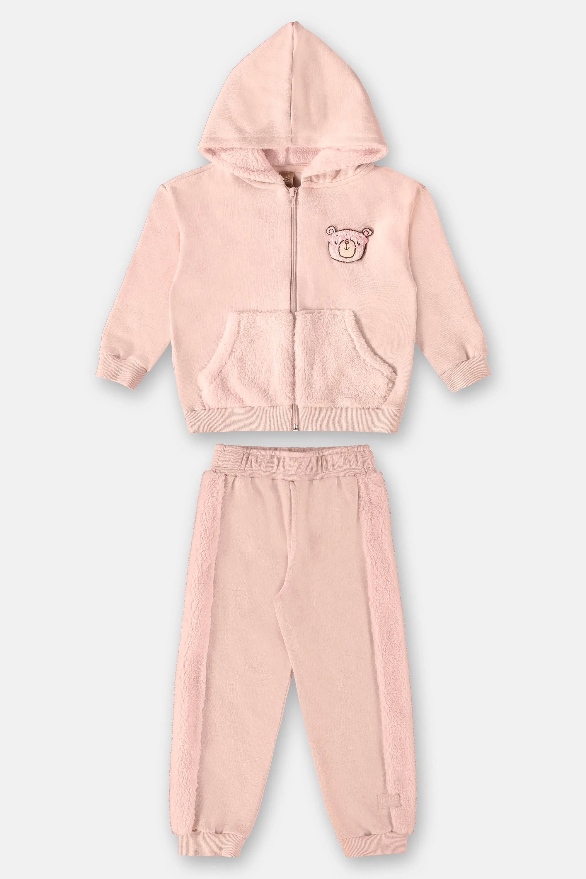 2 Piece Girls Bear Hoodie & Pants
