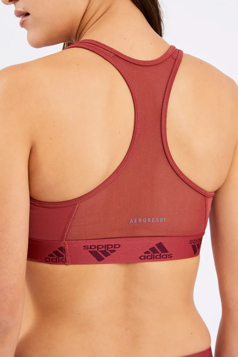 Adidas Women Don't Rest Alphaskin Badge of Sport Bra