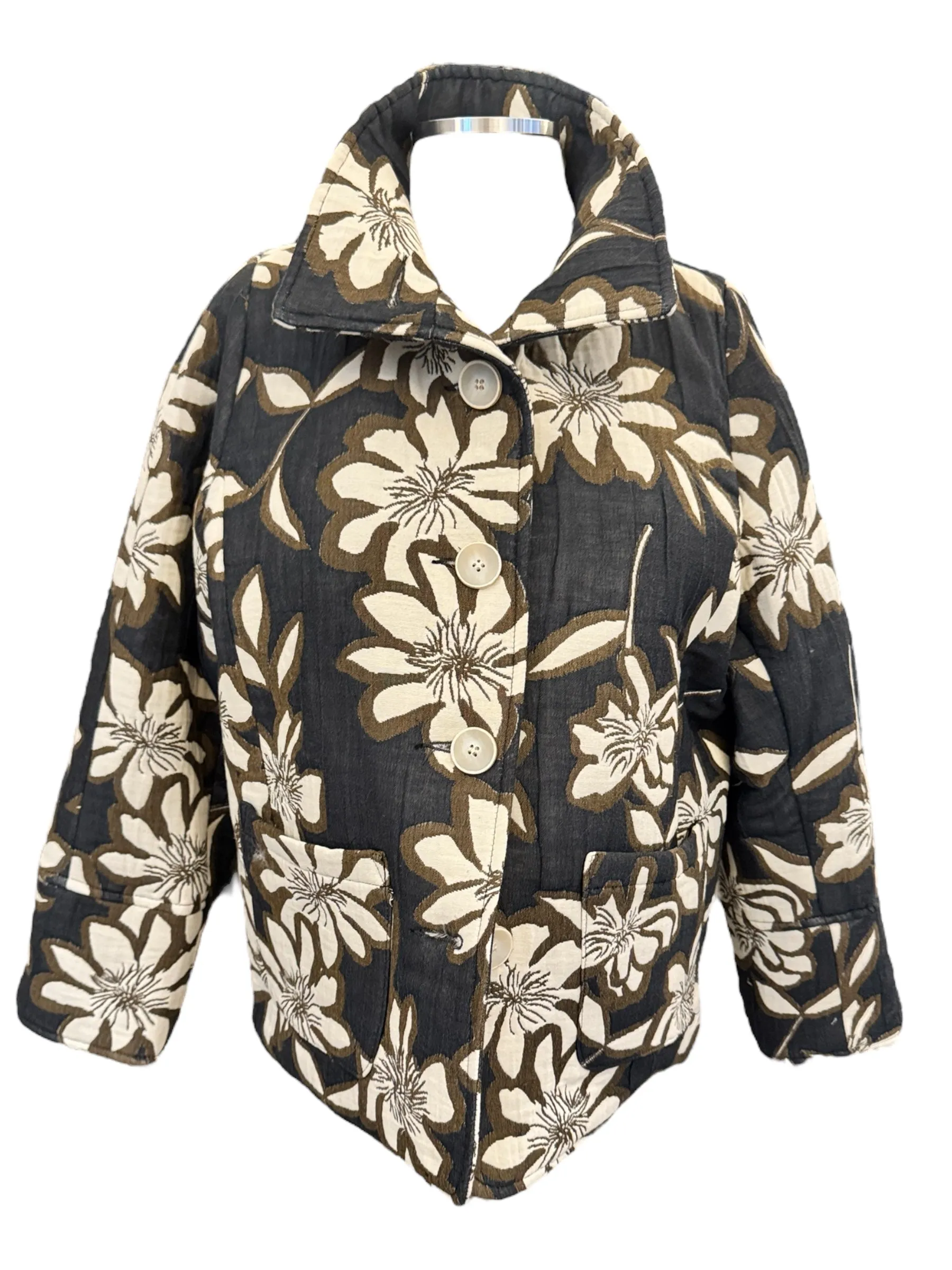 Adroit Tenlay Floral Jacquard Jacket