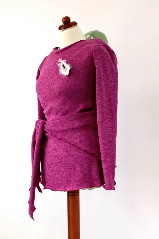 Angel Wings Babywearing Warm Wrap Sweater