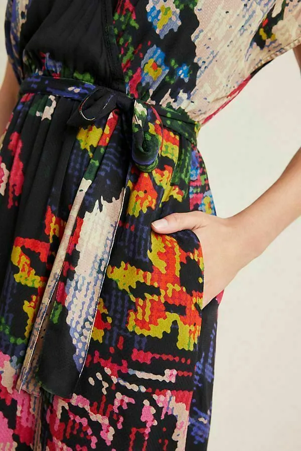 Anthropologie Astrid Needlepoint Mini Dress