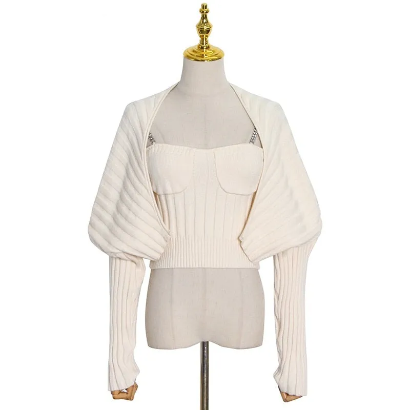 Ashore Shop Casual Knitted Sweater Women's two piece sets Suit