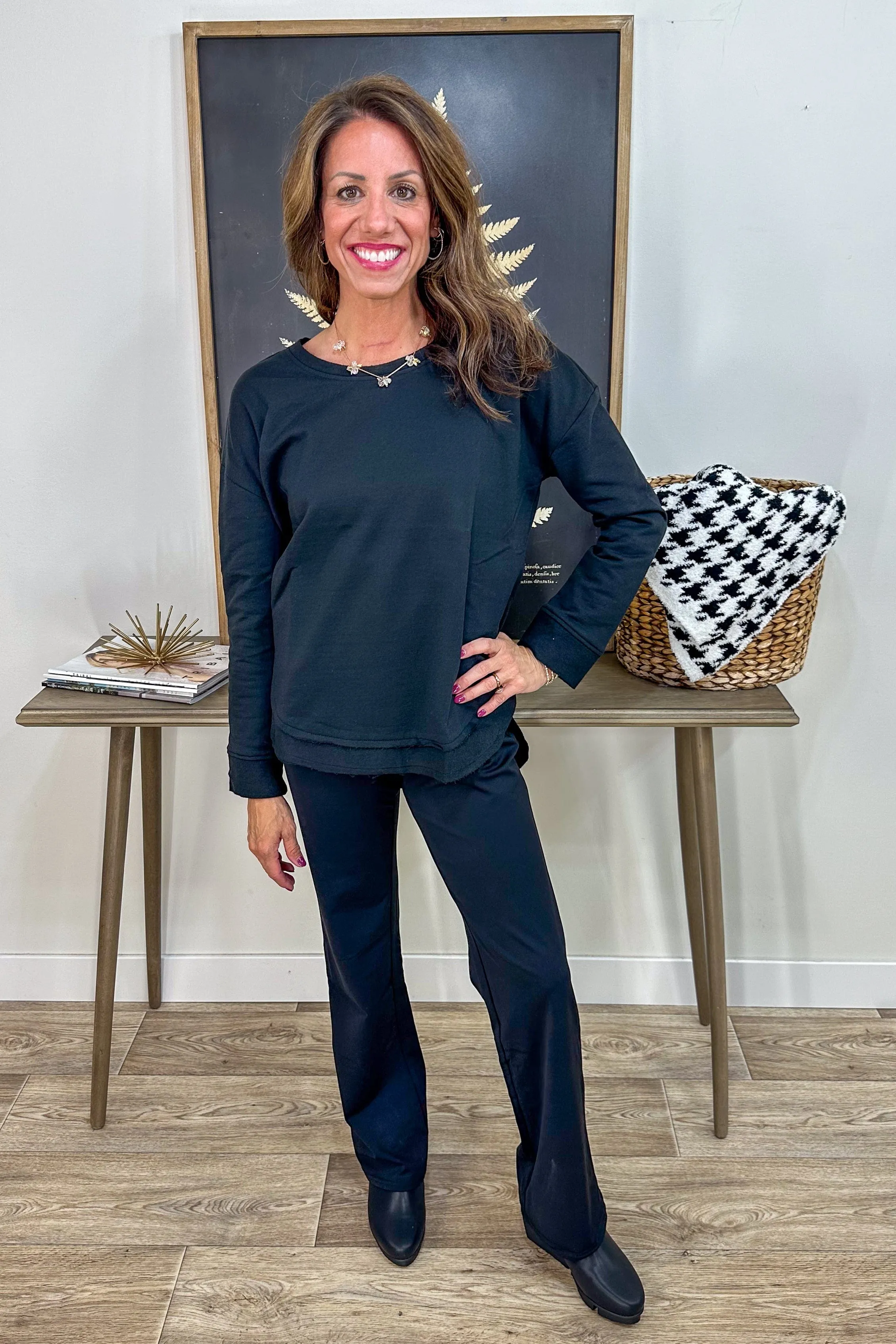 Black Long Sleeve Tunic
