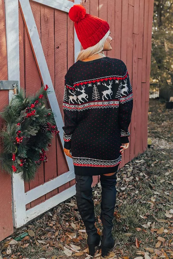 Cocoa Bomb Sweater Dress