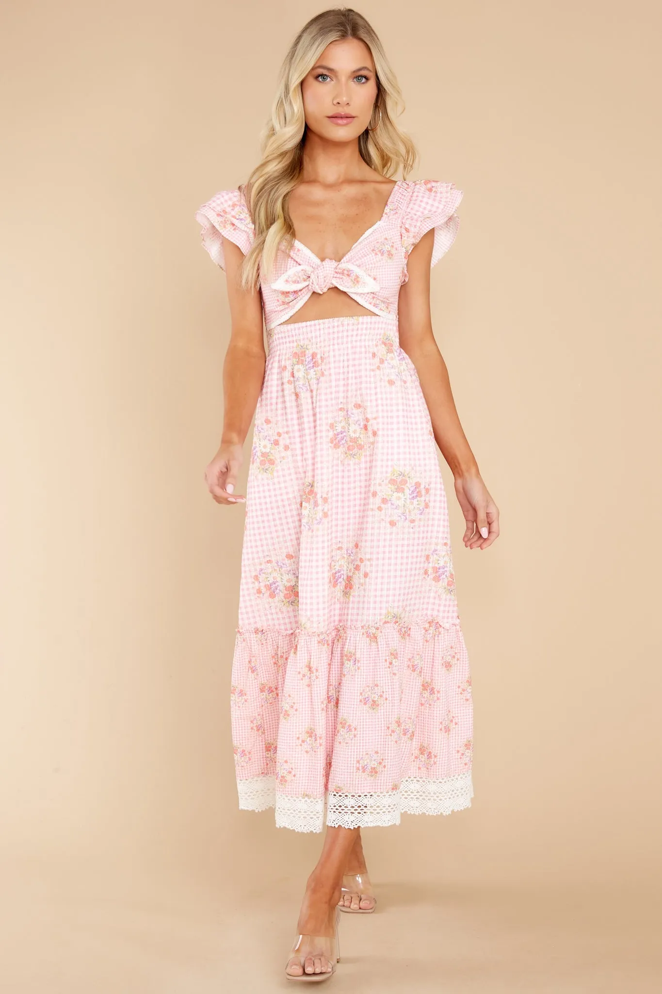 Emeka Berry Picnic Midi Dress