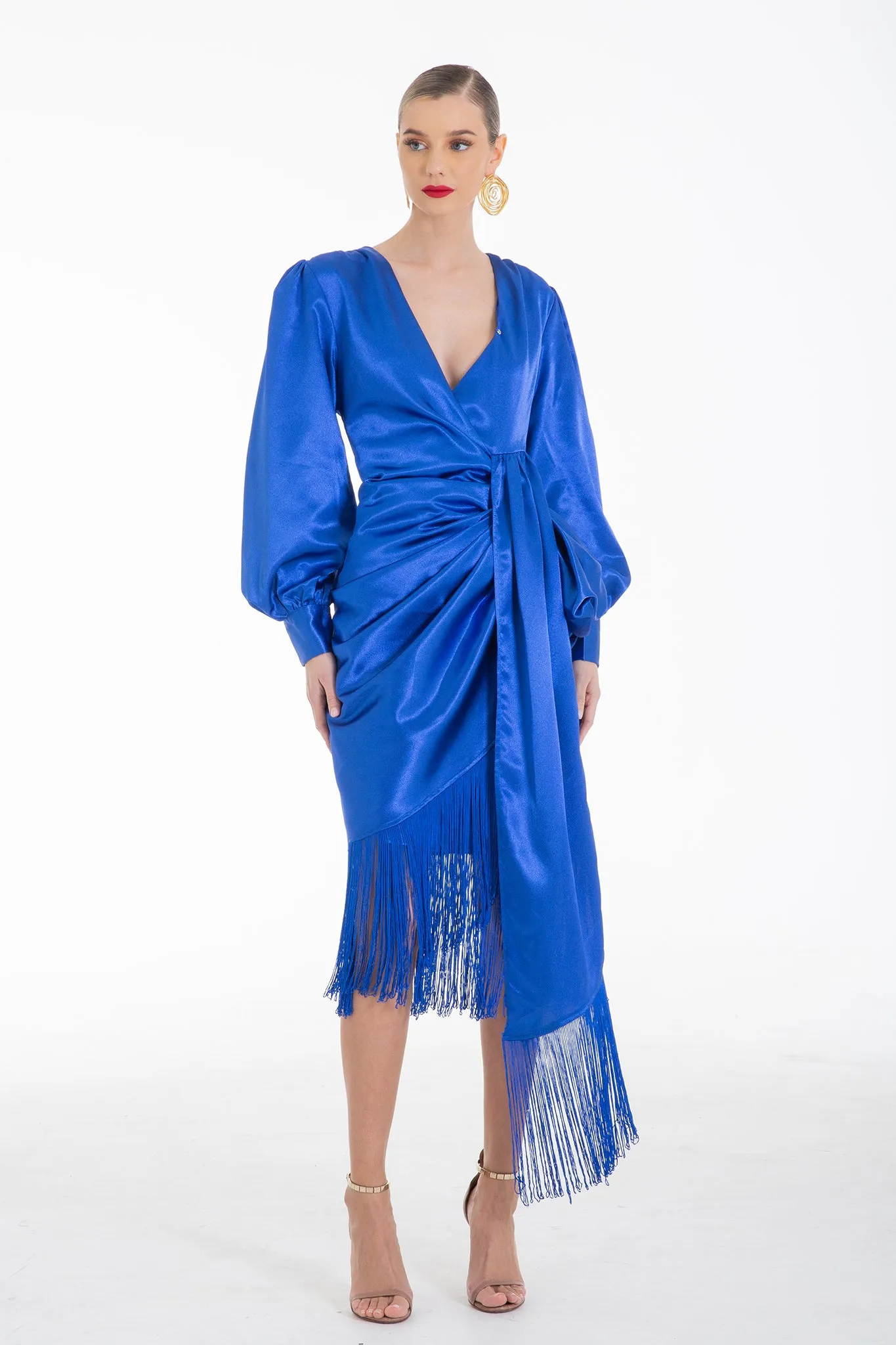 Gabrielle Dress Cobalt