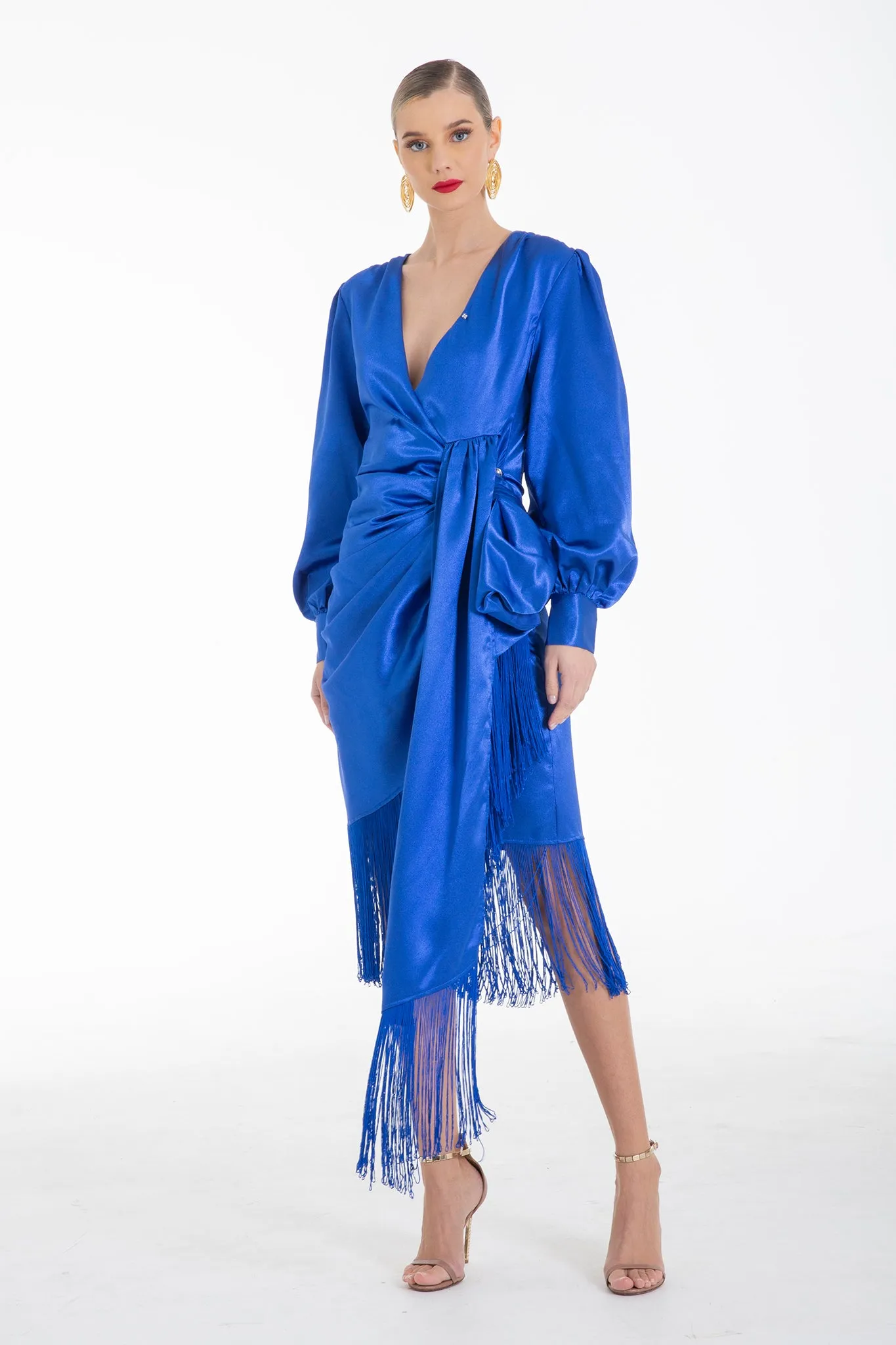 Gabrielle Dress Cobalt