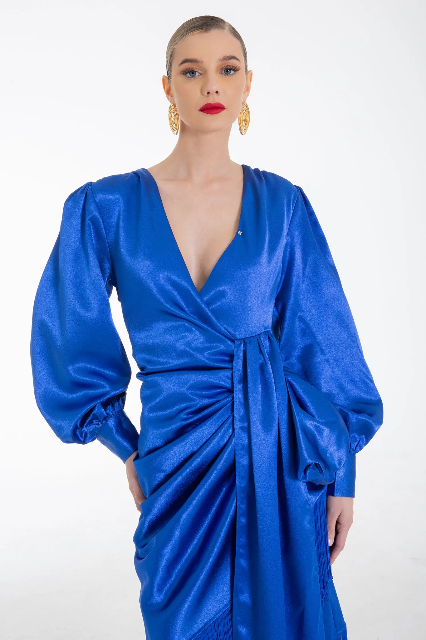 Gabrielle Dress Cobalt