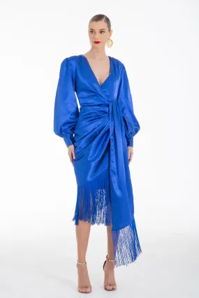 Gabrielle Dress Cobalt