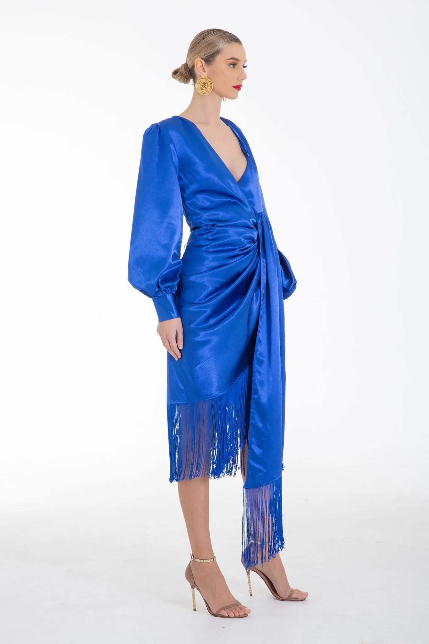 Gabrielle Dress Cobalt