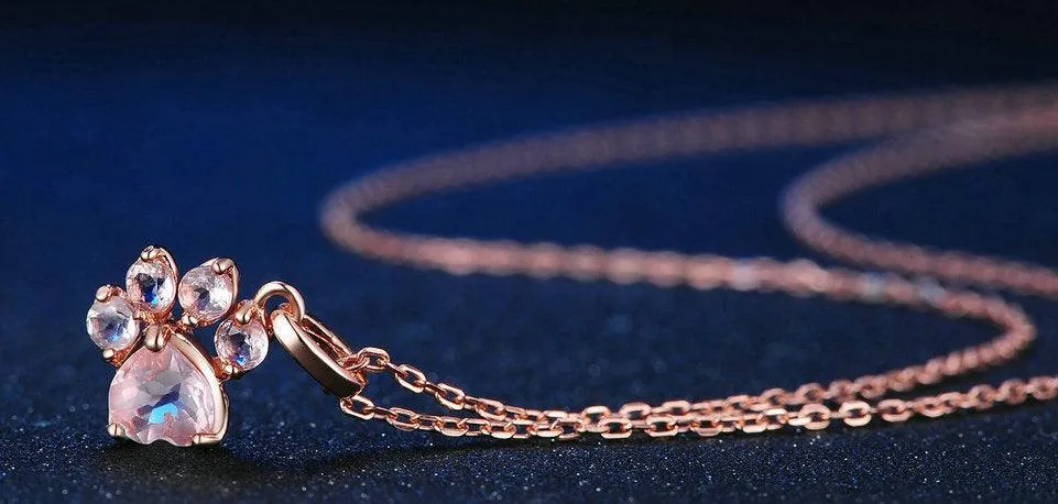 KITTEN PAW NECKLACE