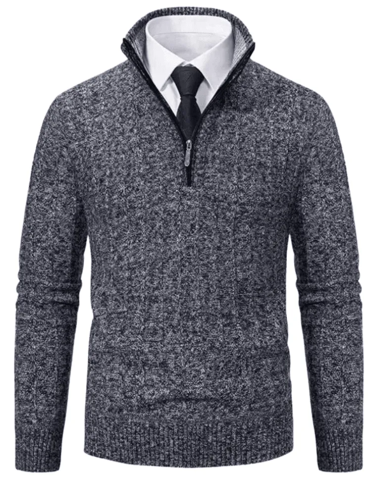 Men's Half High Neck Sweater