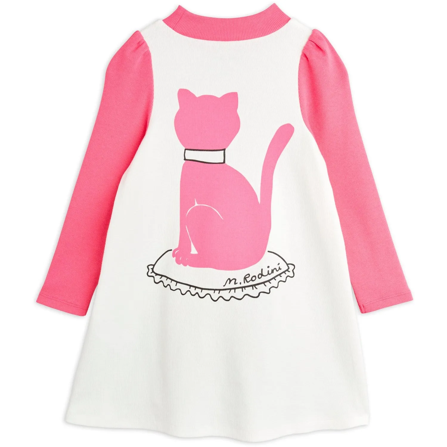 Mini Rodini White Cat Sp Dress