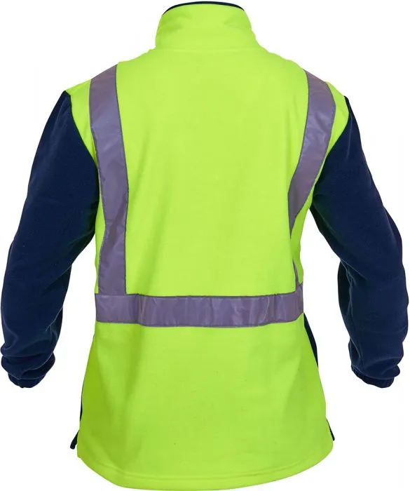 PCF1012 - Caution - Polar Fleece 1/2 Zip Tunic (Day/Night) - 380gm - Kingsize
