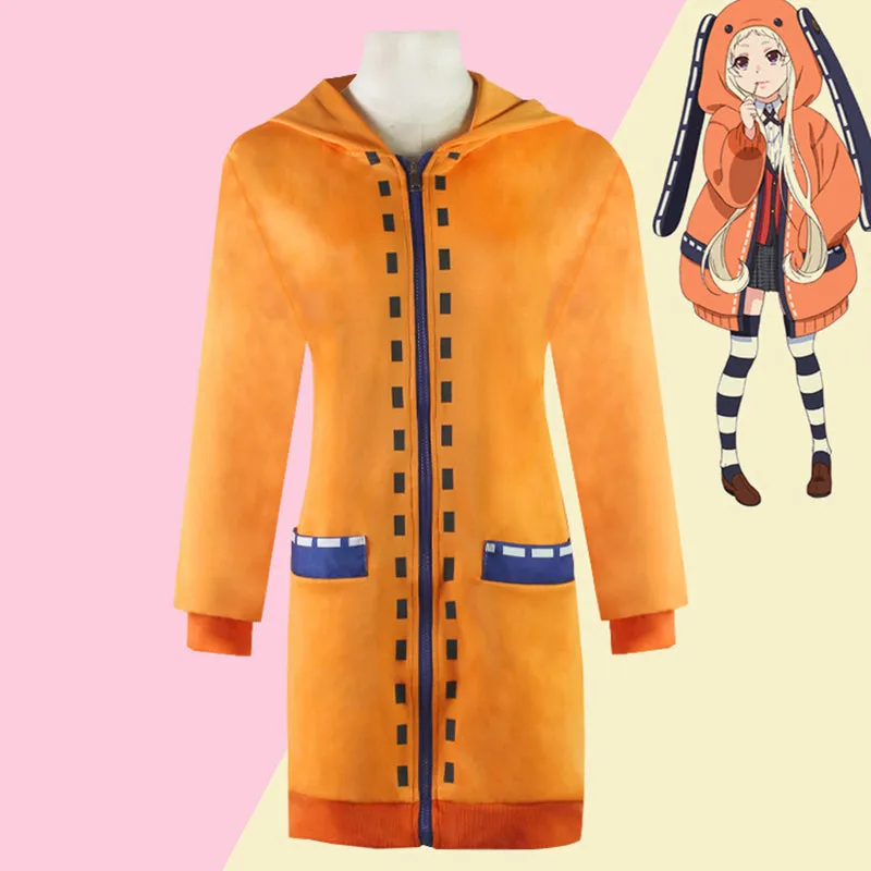 Runa Yomozuki Kakegurui Cosplay Hoodie