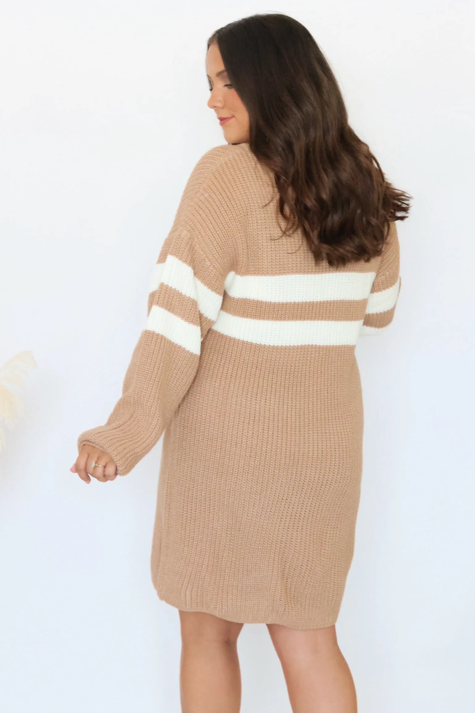 Stanford Sweater Dress - Natural
