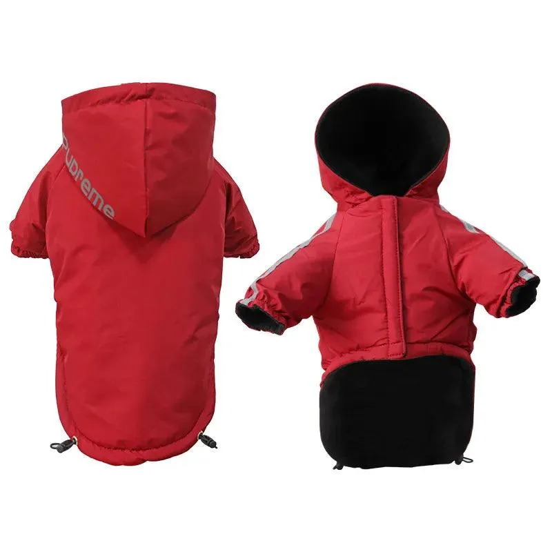 Warm Waterproof Dog Coat Autumn/Winter Hood