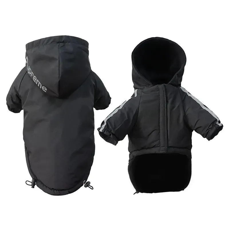Warm Waterproof Dog Coat Autumn/Winter Hood